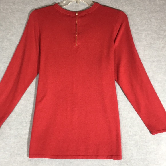 TORRID Long Sleeve Long Line Tunic with Crisscross Front and Zipper Back - Picture 2 of 14